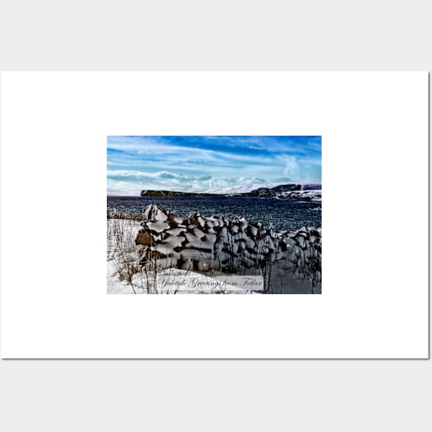 Yuletide Greetings From Fetlar Wall Art by Avalinart